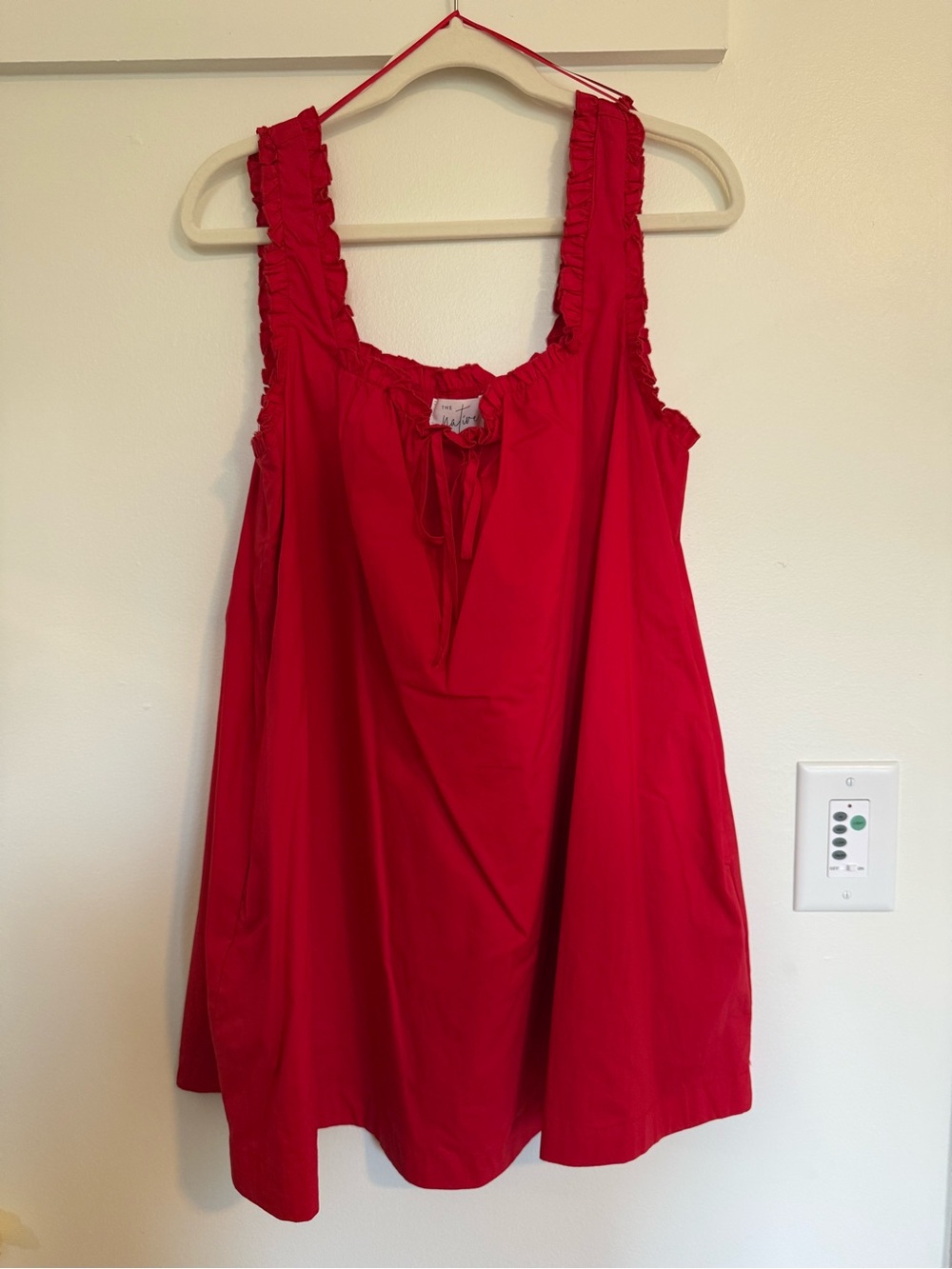 The Native One Red Mini Shift Dress